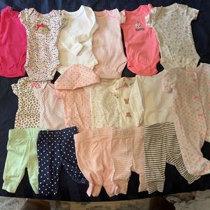 Preemie baby girl clothes.